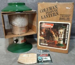 Vintage 1980 Mint in Box Coleman Model 5114B700 • 2-Mantle Propane Lantern USA - £59.68 GBP