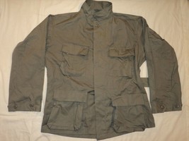 Usgi 4 Pocket Grey Bdu Hot Weather Tactical Jacket Mens Long Sleeve Shirt Mr - £19.02 GBP