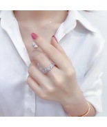 2Ct Baguette Cut Real Moissanite Women Wedding Ring 14K White Gold Plate... - $138.59