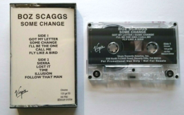 Boz Scaggs Some Change Cassette Tape Promo Edition Advance Issue Rare Virgin - $19.13