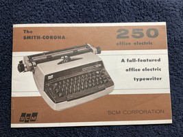 Original Smith Corona Typewriter Office Electric 250 Manual Instruction ... - $368.68 MXN
