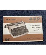 Original Smith Corona Typewriter Office Electric 250 Manual Instruction ... - $369.76 MXN