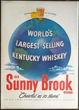 Vintage 1951 Old Sunny Brook Kentucky Whiskey Full Page Original Ad 823 - £5.54 GBP