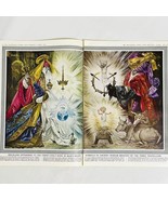 Vtg Rino Ferrari Magazine Illustration Art Ancient Christianity Symbols ... - $11.40