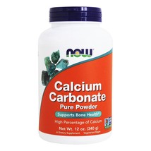 NOW Foods Calcium Carbonate Powder, 12 Ounces - $13.69