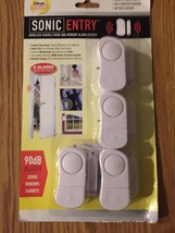 Sonic Entry Wireless Audible Door and Window Alarm System (New) - £11.87 GBP