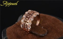 Fashion Female Vintage Finger Rings For Women Lover Wedding Jewelry Party Trendy - £6.81 GBP