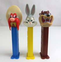 Lot of 3 Looney Tunes Pez Dispensers Taz, Yosemite Sam, &amp; Bugs Bunny (E) - £7.60 GBP