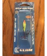 CLAM Rattlin’ Blade Spoon Glow 1/16oz #12 Hook glow Firetiger Ships N 24h - $17.33 CAD