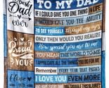Best Dad Gifts Soft Throw Blanket For Bedding Sofa For Dad&#39;S, 50 X 60 In... - $37.95