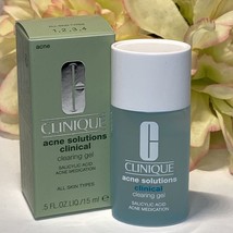 Clinique Acne Solutions Clinical Clearing Gel .5oz/15ml New in Box FullSize Free - $16.78