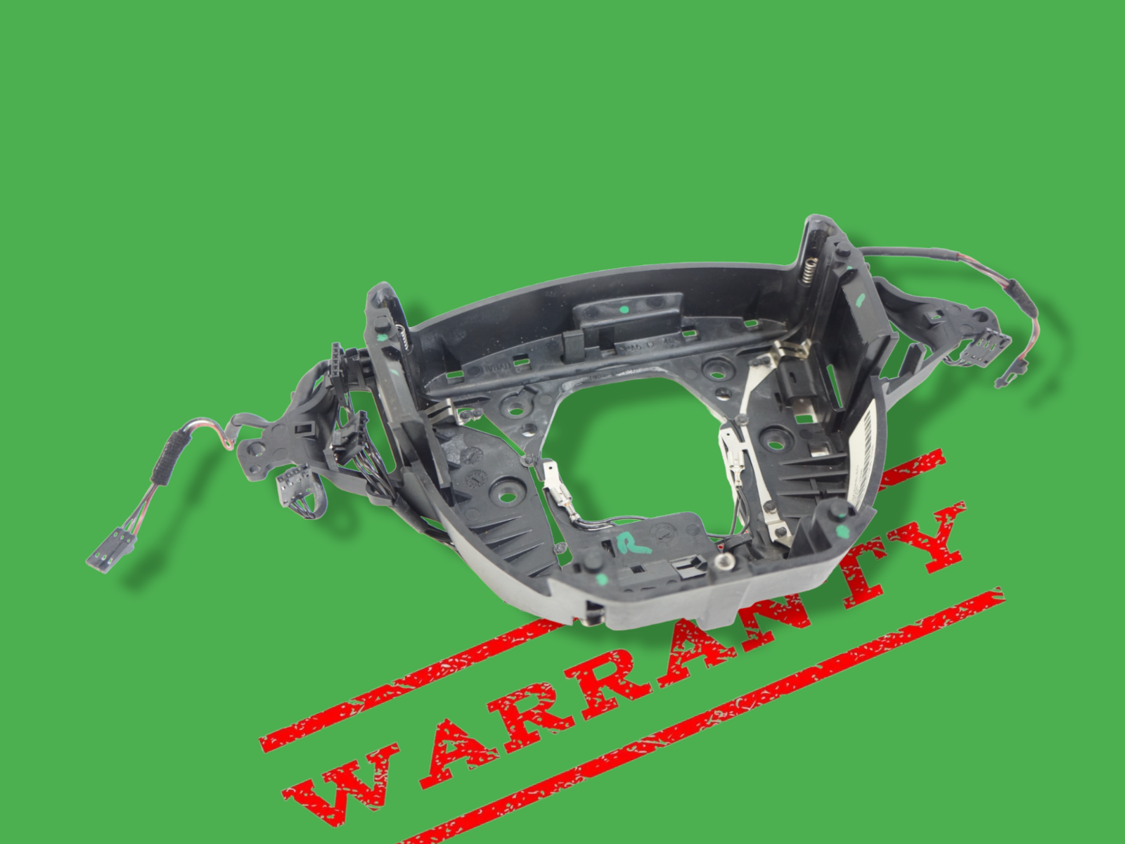 2009-2011 jaguar xf x250 steering wheel wire harness plug connector plate - $30.87