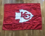 Kansas City Chiefs 48”x 34” Flag Man Cave Flag Banner KC Homemade - $28.01
