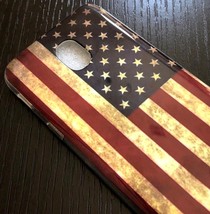 For Samsung Galaxy J7 V 2018 / J7 Refine J737 - Usa American Flag Rubber Case - £14.15 GBP