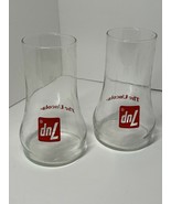7up vintage uncola glasses lot of two The Uncola - £14.62 GBP