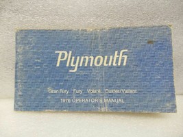 PLYMOUTH VALIANT   1976 Owners Manual 16418 - $16.82