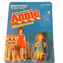 Little Orphan Annie miniature toy figure knickerbocker 1982 moc unpunched rags - £19.80 GBP