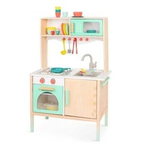 B. Toys Wooden Play Kitchen Mini Chef Kitchenette Learning Toy Pretend P... - £91.48 GBP
