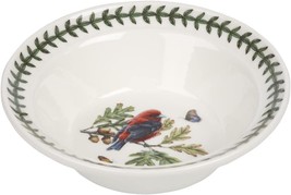 Portmeirion- Botanic Gardens Bird Collection, Soup Bowl Scarlet Tanager Motif - £42.70 GBP