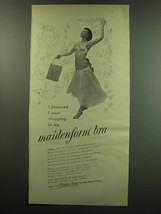 1949 Maidenform Allo-ette Bra Ad - I dreamed I went shopping in my maidenform  - £14.78 GBP