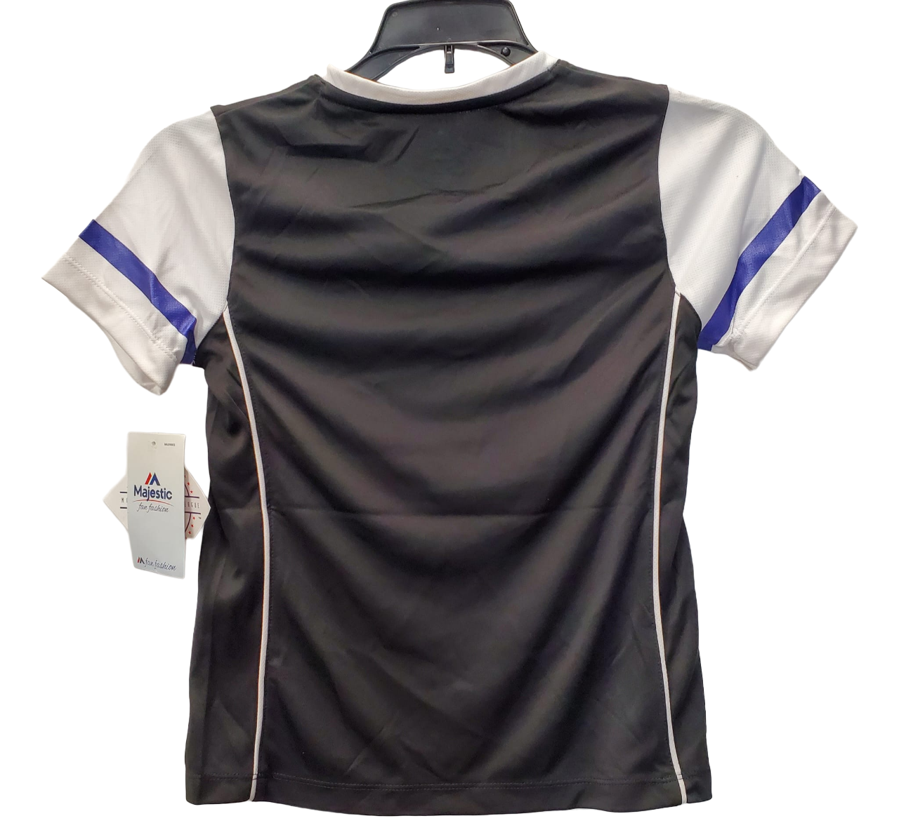 Majestic Athlétique Femmes Colorado Rockies Curveball Bébé T-Shirt, Noir, Grand Item image 3