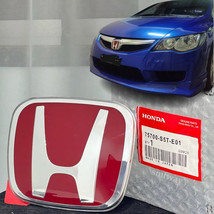 Honda Civic Fd FD2R H Red Type R Front Grille Emblem Logo 2006-2011 Free Shipping - £24.89 GBP