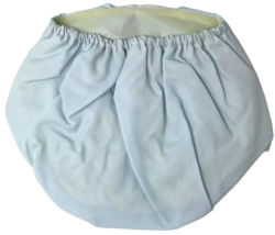 1960's Baby Boy Christening Outfit Blue & White With Diaper Cover - Size NB image 8