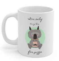 Llama Yoga, I&#39;m Only Doing This for Pizza Mug(D0102HPW39Y.) - £15.61 GBP