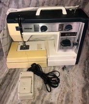 Brother VX760 Sewing Machine W Pedal &amp; Carrying Case-RARE VINTAGE-SHIPS ... - $248.14