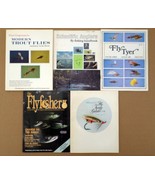 Bundle 3 Books &amp; 2 Mags: Fly Fishing Fly Tying Trout Flies circa 70&#39;s - ... - $40.55 CAD