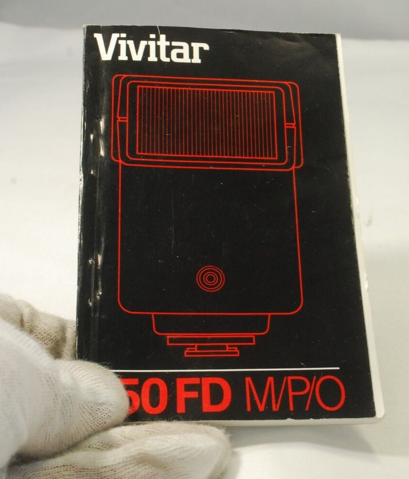 Vivitar 550FD M/P/O Flash Instruction Manual  Guide English 7219019 - $7.93