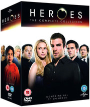Heroes: The Complete Collection DVD (2015) Hayden Panettiere Cert 15 23 Discs Pr - £47.92 GBP