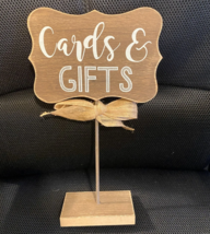 Rustic Cards and Gifts Sign - $9.90