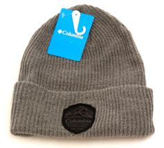 Columbia Sportswear Co. Gray Knit Cuff Beanie Men&#39;s One Size NWT - £35.52 GBP