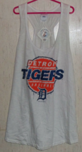 Nwt Womens Mlb Genuine Merchandise Detroit Tigers White Heather Tank Top Size L - £18.58 GBP