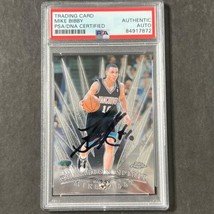 1997 Topps Chrome #CS4 Mike Bibby Signed Card AUTO PSA Slabbed RC Grizzlies - £39.14 GBP