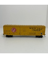 HO WABASH VALLEY RAILROAD WVRC 8145 Model Railroad Box Car Cargo Yellow - $32.09 CAD