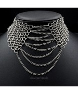 Europäische Halskette Aluminium Butted Choker Kettenhemd Valentinstag Ge... - £66.53 GBP+