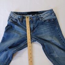 Refuge RN#101331 Women's Blue Bootcut Distressed Denim Jeans Size 11L (30×33) image 11