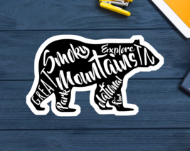 Great Smoky Mountains National Park Bear Decal Sticker Tennessee  3.75&quot; X 2.25&quot; - £4.18 GBP