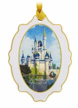 Disney Parks World Ornament Cinderella Castle Most Magical Place On Earth - £23.87 GBP