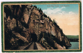 Postcard Lake Superior Ontario Jack Fish Tunnel Canadian Pacific Railway - £4.93 GBP