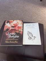 Two Poem books By Helen Steiner Rice Loving Thoughts, Just For You - £6.98 GBP