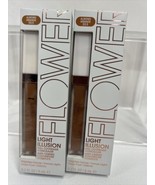 (2) Almond D3.5 Flower Light Illusion Full Coverage Concealer Crease Pro... - $130.40 MXN