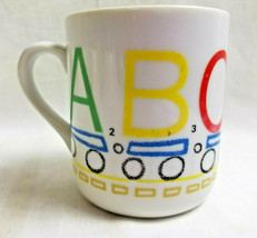 ABC Alphabite taste Seller Sigma Cup Mug Train Bright Colors - £19.77 GBP