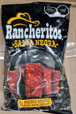 4X RANCHERITOS SALSA NEGRA CHIPS - 5 BOLSAS GRANDES de 225g c/u - ENVIO ... - $39.99