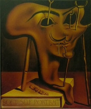 Self portrait with fried bacon - Salvador Dali - Framed picture - 11x14 - £25.53 GBP