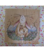 Stamps Happen Proud Mother Rabbit Bunny Rubber Wood Mounted Stamp Linda ... - £3.95 GBP