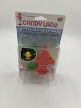 2003 Candy Land Christmas Light Covers Pack Of 2.  Contains 1 Red &amp; 1 Green NEW - £6.86 GBP
