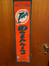 Miami Dolphins Super Bowl VIII Banner *Pre Owned/Displayed* zz1 - £17.00 GBP